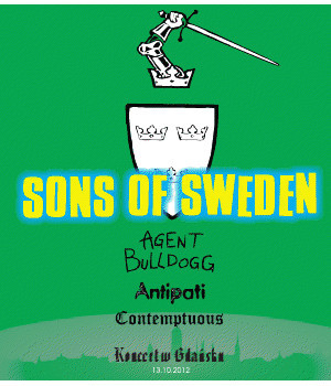Agent Bulldogg Antipati Contemptuous ‎"Sons Of Sweden" Ep green